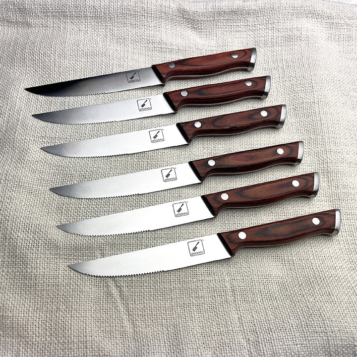 6/8/12-Piece Steak Knife Set