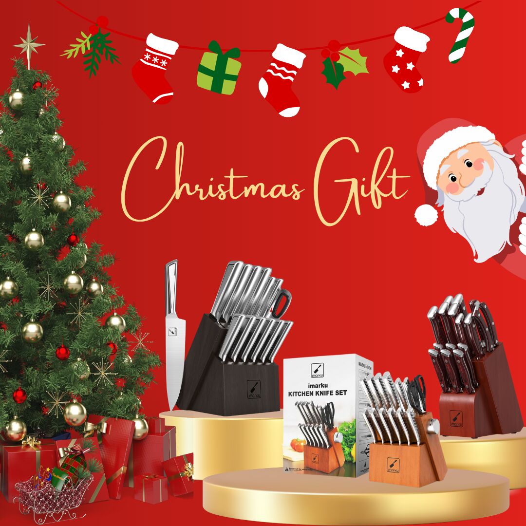 imarku knife block set